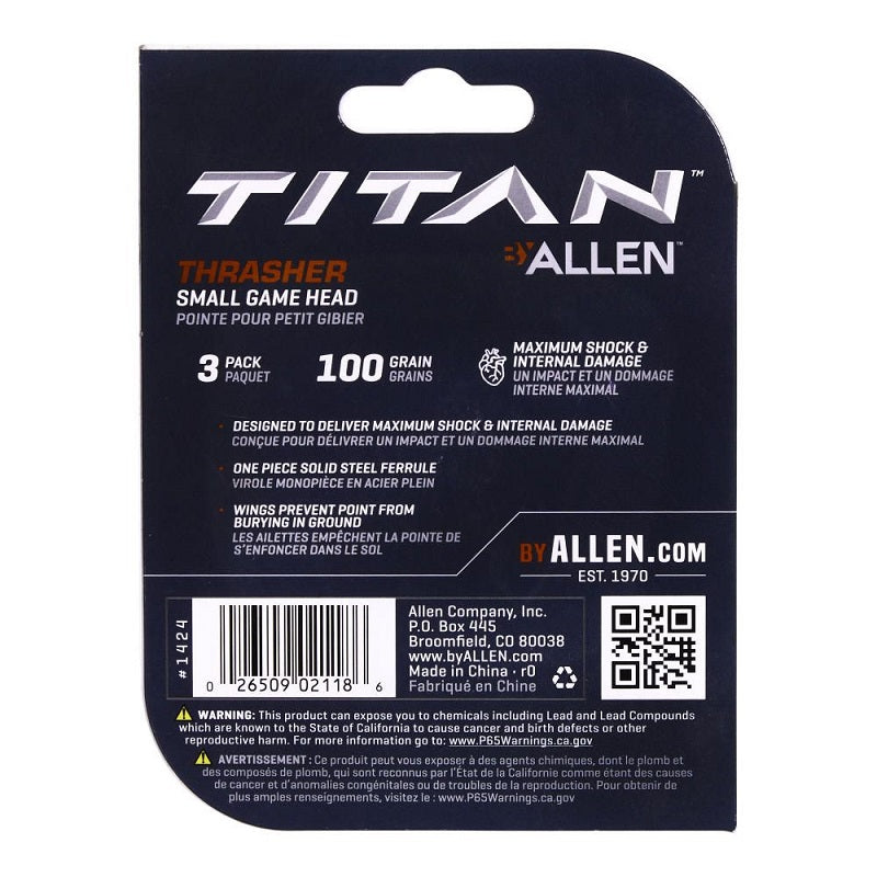Allen Titan Thrasher Small Game Head 1424