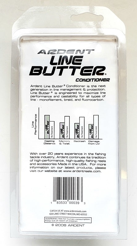 braided fishing line conditioner Ardent Line Butter Conditioner