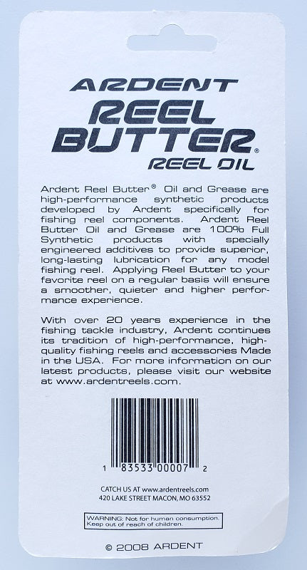 Ardent Reel Butter - Oil