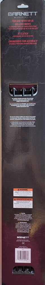 Barnett 28in JR. Archery Arrows 3 pk