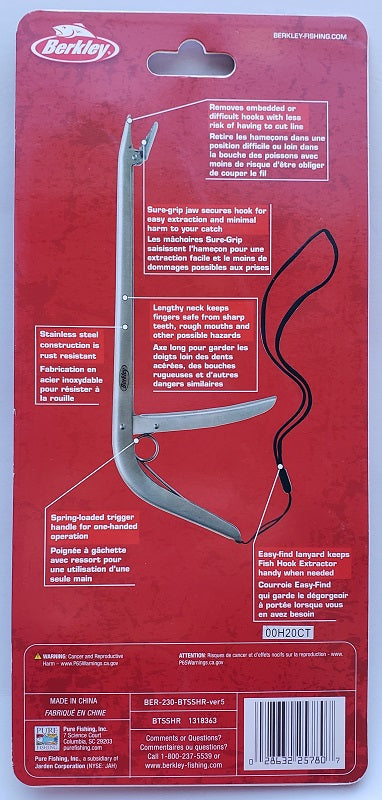 berkley fish hook remover Berkley Hook Remover