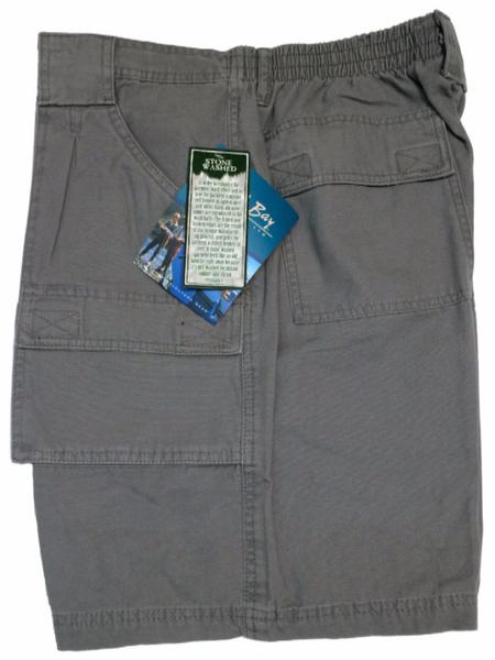 Bimini Bay Outback Men's Cotton Shorts Charcoal 31201
