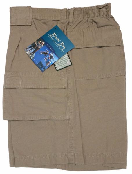 Bimini Bay Outback Men's Cotton Shorts Khaki 31201