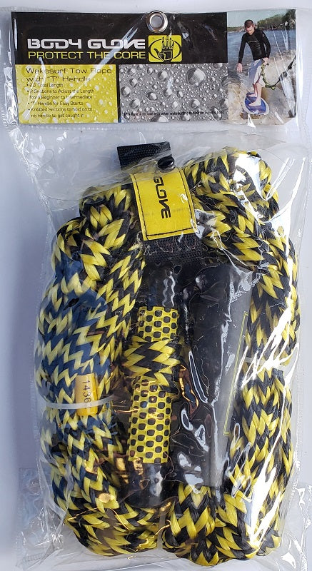 Body Glove Wakesurf Tow Rope w/ "T" Handle BG1208