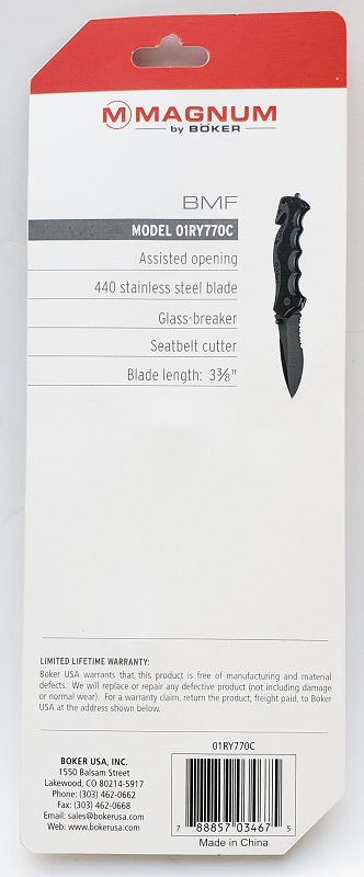 Boker Magnum BMF Folding Knife Set 01RY770C