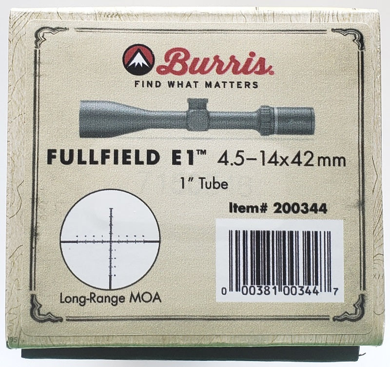 Burris Fullfield E1 4.5-14x42mm Rifle Scope 200344