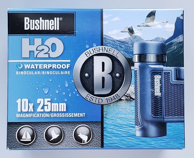 Bushnell H2O Waterproof 10x25 Compact Binocular 130105