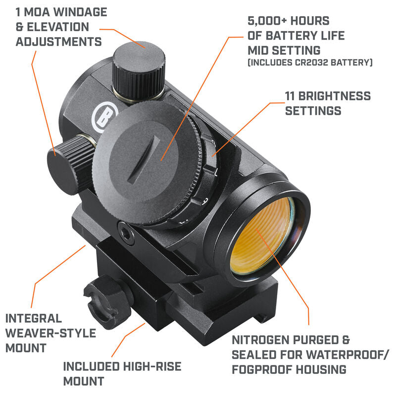 Bushnell TRS-25 Tactical Red Dot W/ Riser AR731306