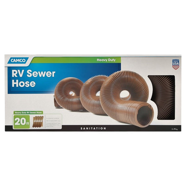 Camco 20' Heavy Duty RV Sewer Hose 39631