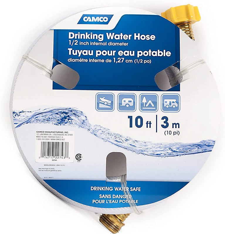 Camco Drinking Water Hose 10ft 22743