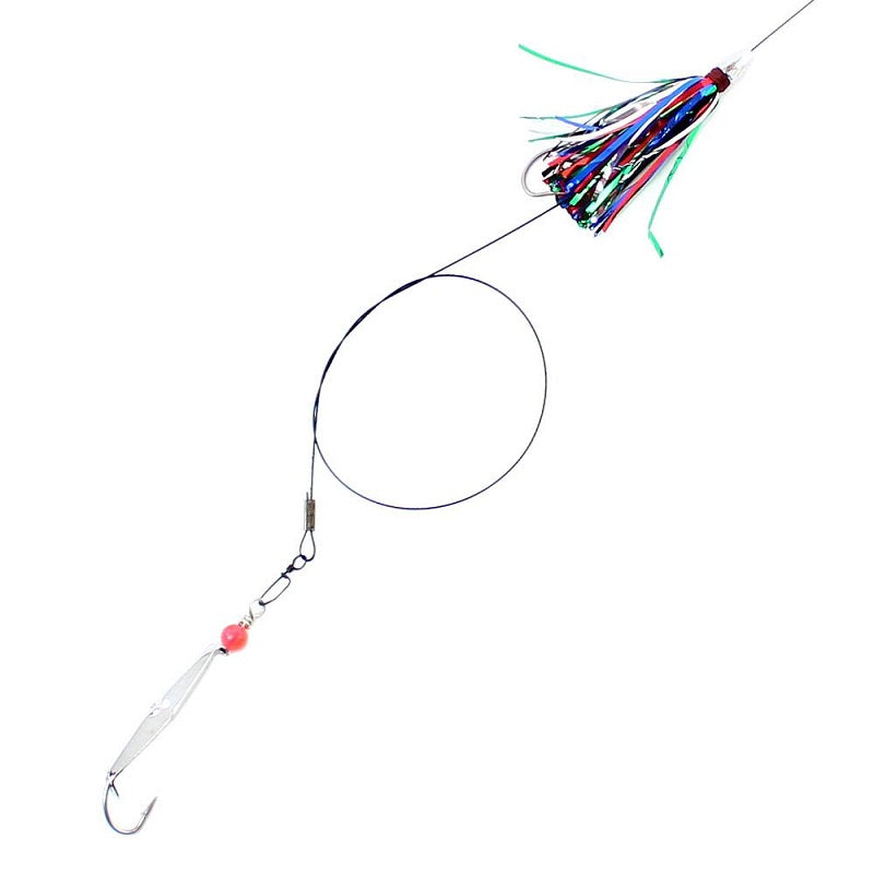 Clarkspoon Mackerel Duster Rig Red/Blue/Green/Silver MDXT-0RBMS
