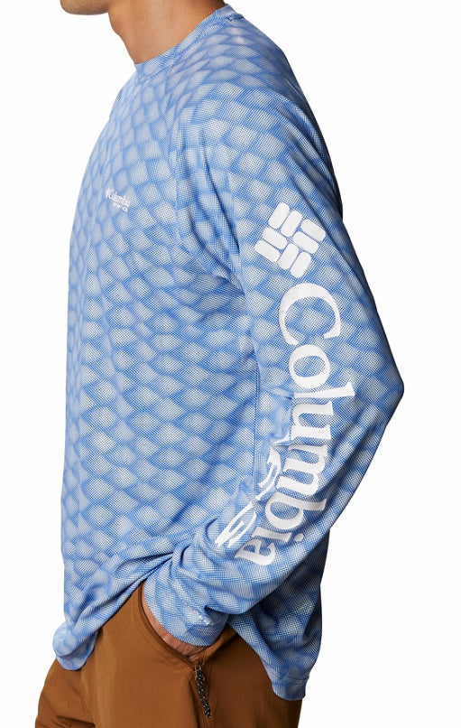 Men's Columbia PFG Terminal Deflector Printed Long Sleeve Shirt