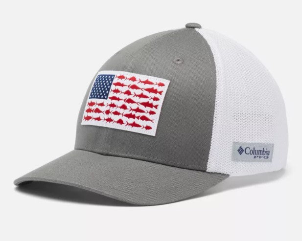 Columbia PFG Fish Flag Mesh XXL Ball Cap CU0173-049