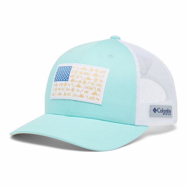 Columbia Women's PFG Fish Flag Snap Back