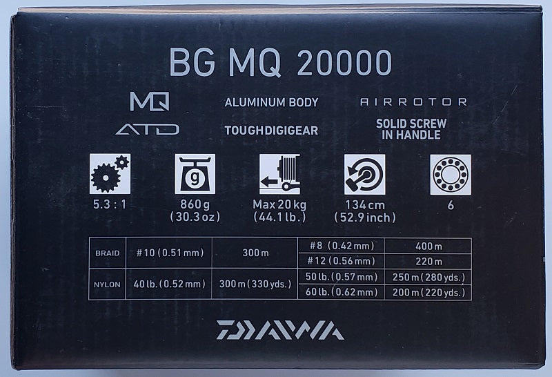 Daiwa BG MQ 20000 Spinning Reel