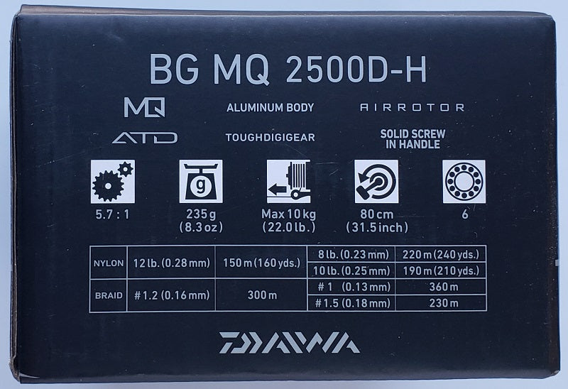 Daiwa BGMQ2500D-H BG MQ Spinning Reel