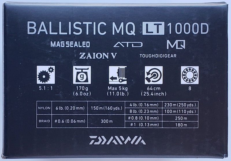 daiwa ballistic mq lt spinning reels Daiwa Ballistic LT MQ Spinning Reel
