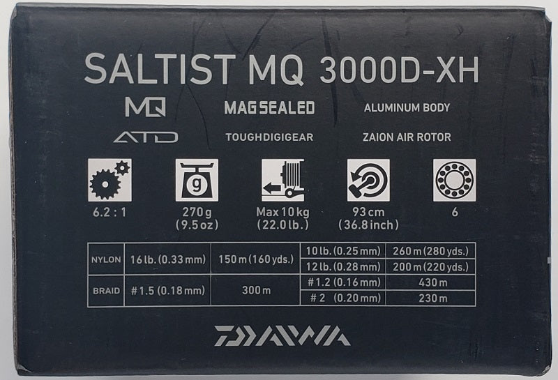 Daiwa Saltist MQ 3000D-XH Spinning Reel SALTISTMQ3000D-XH