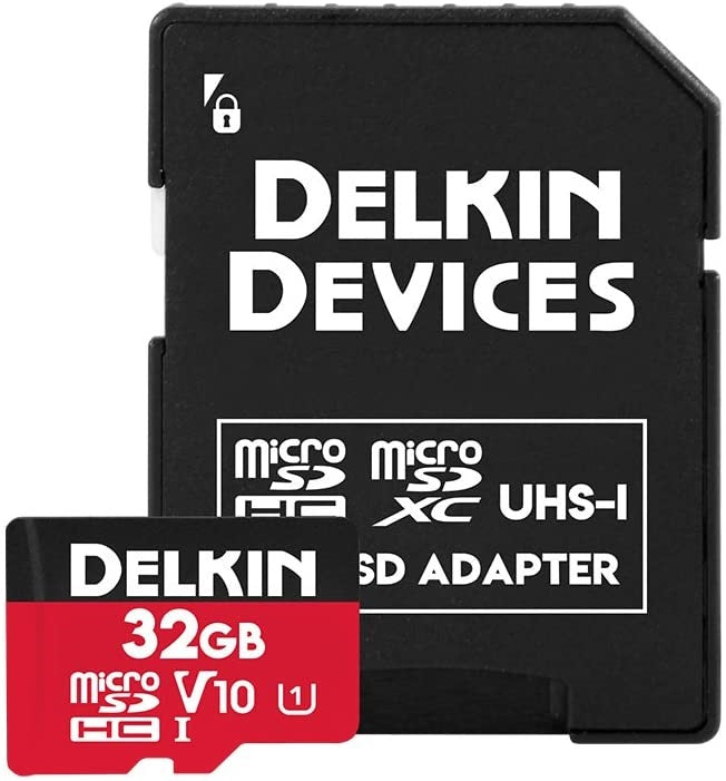 Delkin Devices Action Camera & Drone Rugged 32GB Memory Card DDMSDACT32GB
