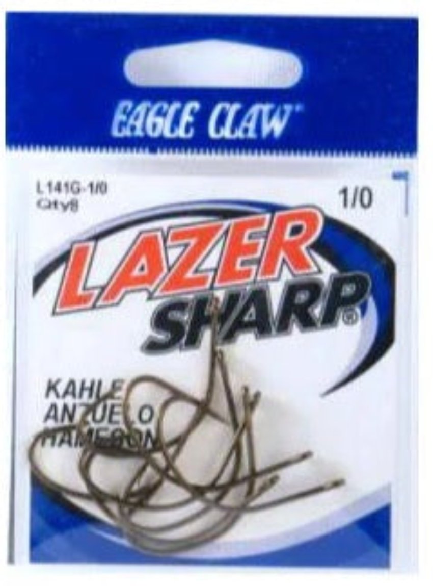 Eagle Claw Lazer Sharp Kahle Hook Bronze 1/0