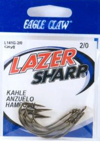 Eagle Claw Lazer Kahle Offset Hook L141G-3/0