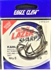 Eagle Claw Lazer Kahle Hook 2/0 / 8 / Bronze