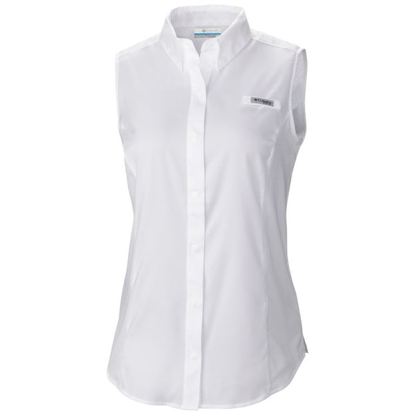 Columbia Tamiami Sleeveless Shirt - Women's White / L