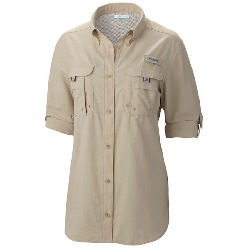 Columbia Women’s PFG Bahama™ L/S FW7314 Tan Plus Size