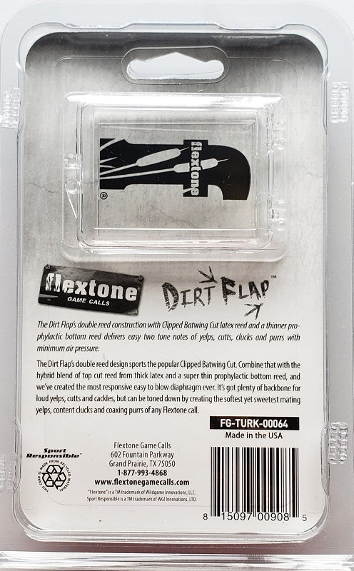 Flextone Game Calls Dirt Flap Turkey Call FG-TURK-00064