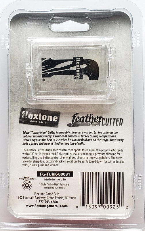 Flextone Game Calls Feather Cutter Turkey Call FG-TURK-00081