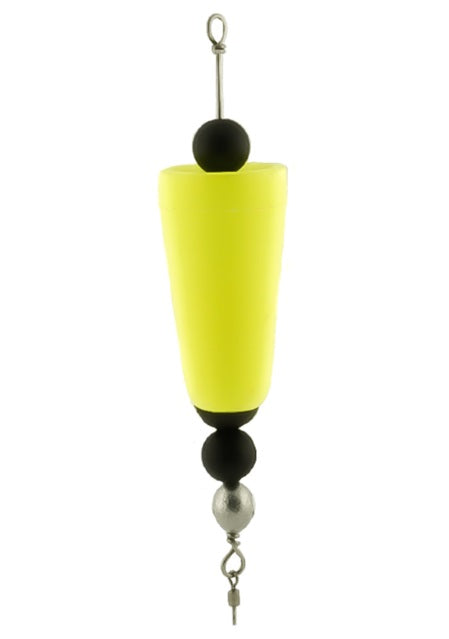Four Horsemen Tackle 3in Concave Popper Cork Yellow