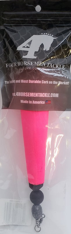 Four Horsemen Tackle 5in Concave Popper Cork Pink