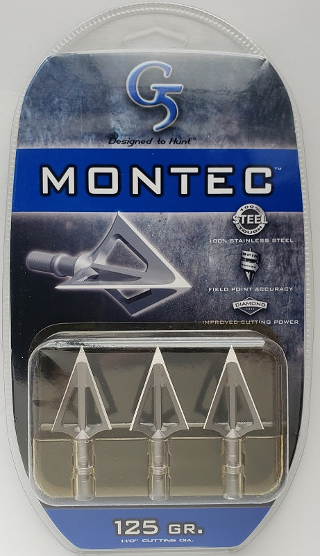 G5 Montec 125 Grain Fixed Broadhead