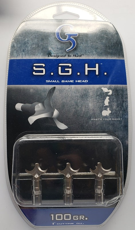 G5 Small Game Head 100 Grain Fixed Broadhead