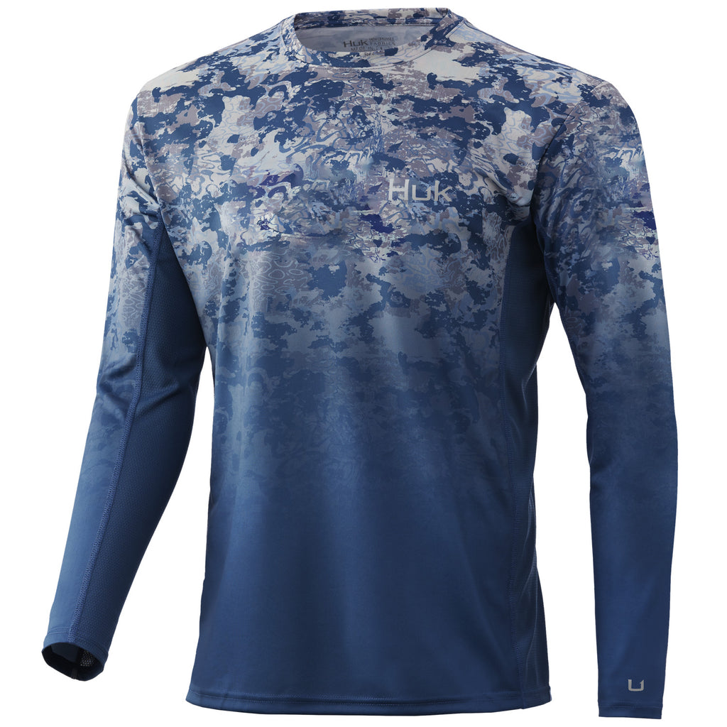 Huk Men's Icon X Tide Change Fade L/S 958