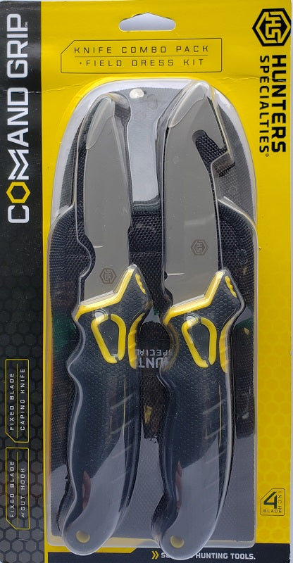 Hunter's Specialties Command Grip Knife Combo Pack 100051