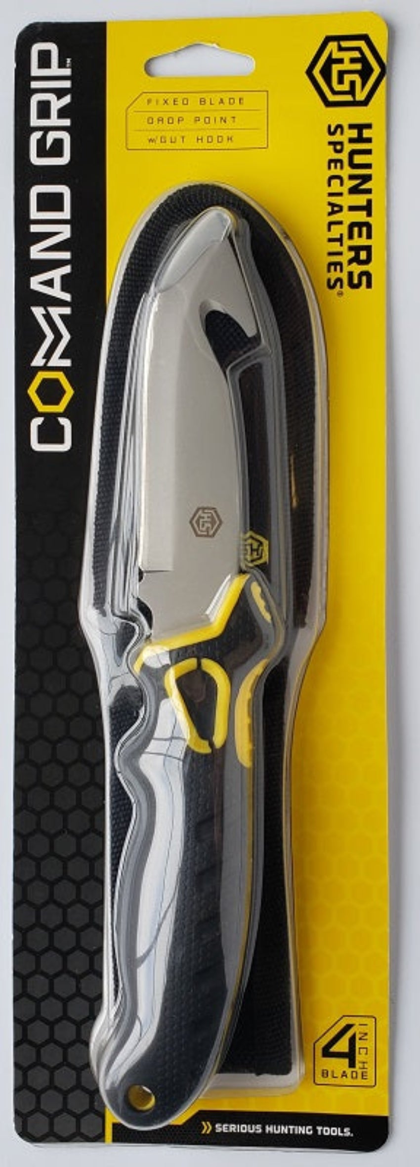 Hunter's Specialties Command Grip Knife with Gut Hook