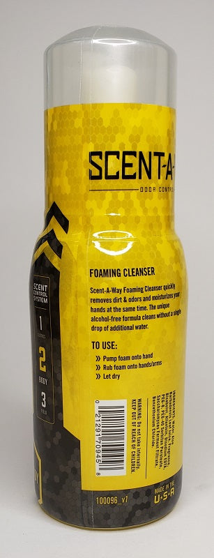 Hunter's Specialties Scent-A-Way MAX Odorless Foaming Cleanser 8oz 100096
