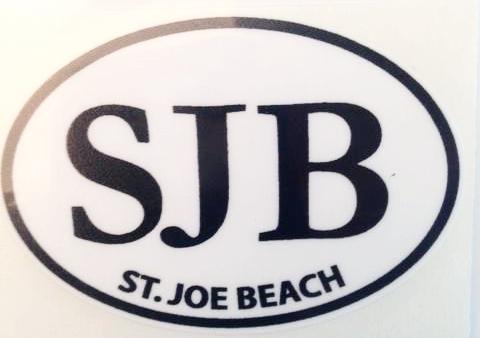 St. Joe Beach Oval Decal 