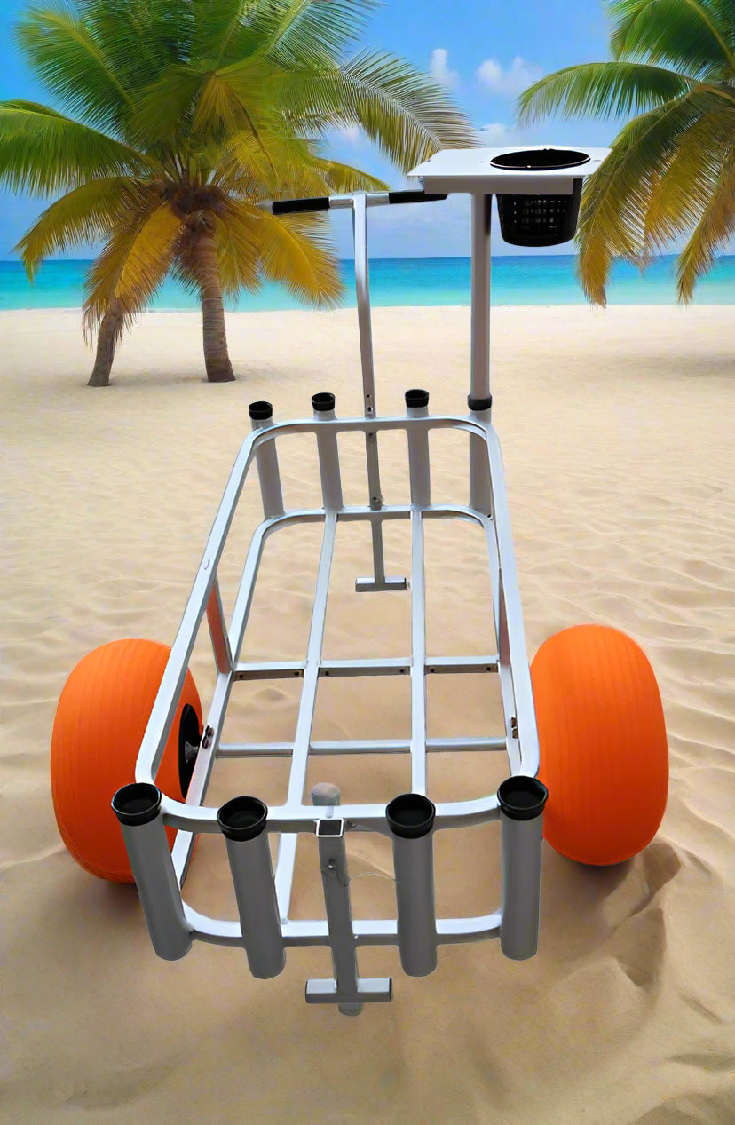 fish n mate beach cart chair accessory Angler's Fish-N-Mate Cart with Poly Wheels