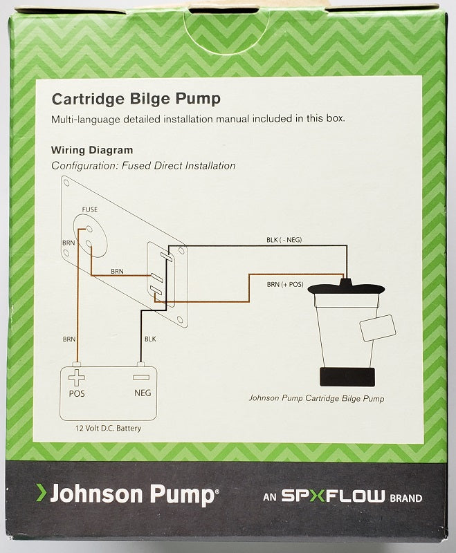 SPXFLOW Johnson Pump 750 GPH Cartridge Bilge Pump 32703