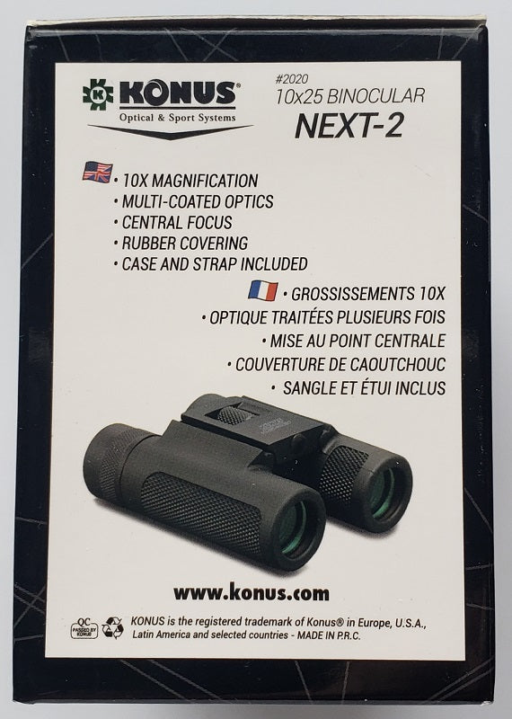 Konus Next-2 10x25 Compact Binocular 2020