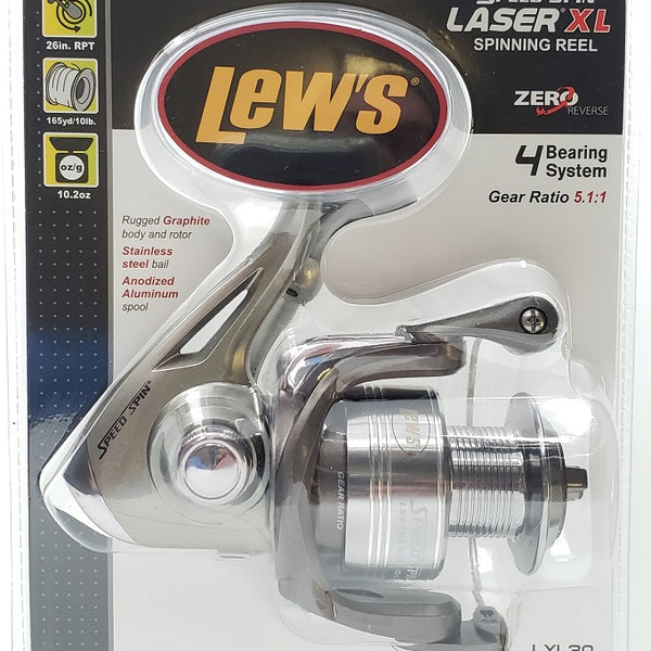 Lew's Laser XL Speed Spin Spinning Reel LXL30C