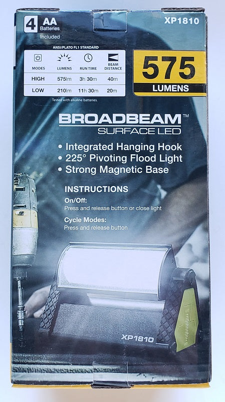 Lux-Pro XP1810 Broadbeam Surface LED Light 575 Lumens
