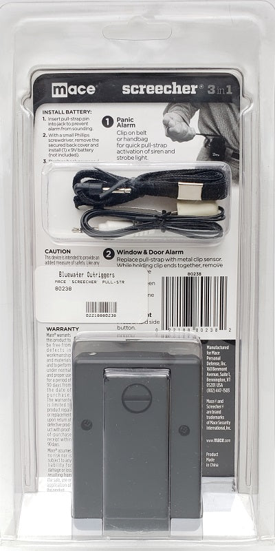 Mace Screecher 3 in 1 Personal Protection Alarm 80238
