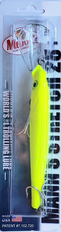 Mann's 8" Stretch 25+ Trolling Lure Chartreuse T25-07
