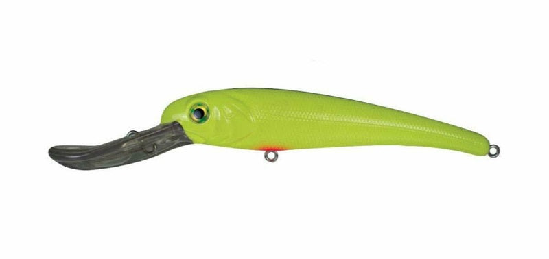 Mann's 8" Stretch 25+ Trolling Lure Chartreuse T25-07