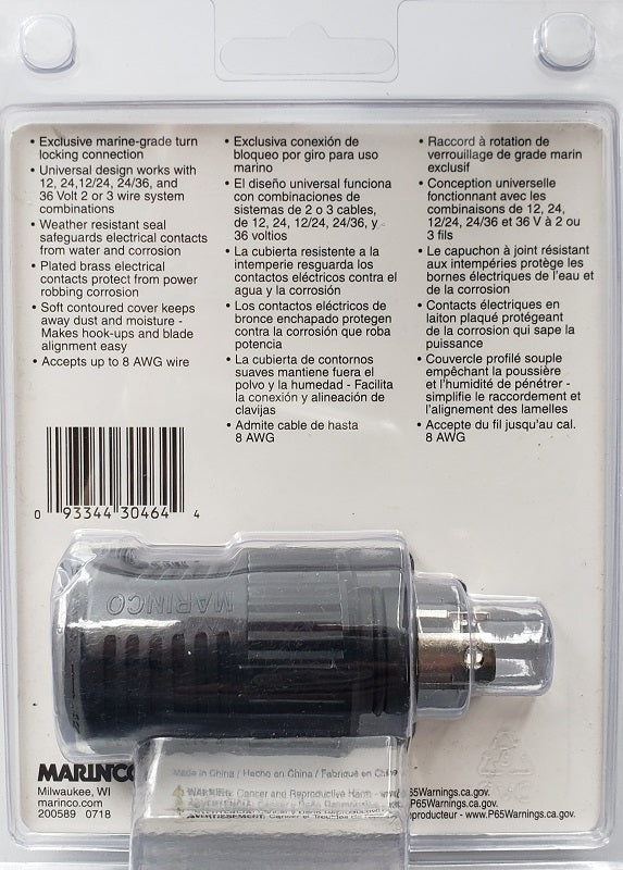 Marinco Prise ConnectPro 12 VBP à 3 Fils : Marinco - Foto 3