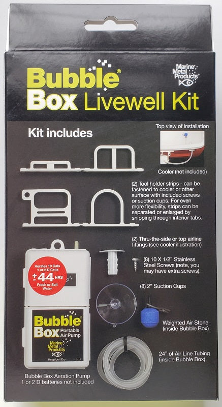 bubble box fishing Marine Metal Products Livewell Kit with Bubble Box