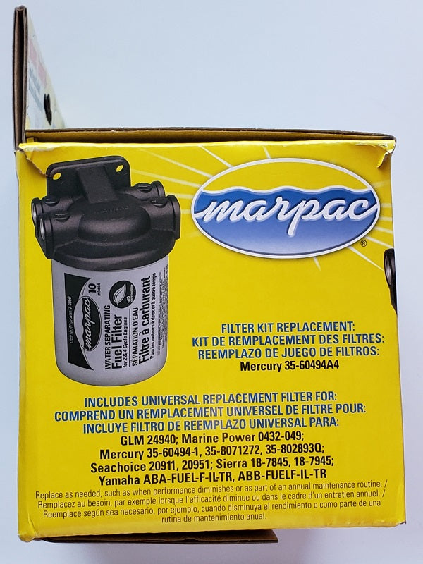 Marpac Fuel/Water Separating Marine Filter Kit 70871